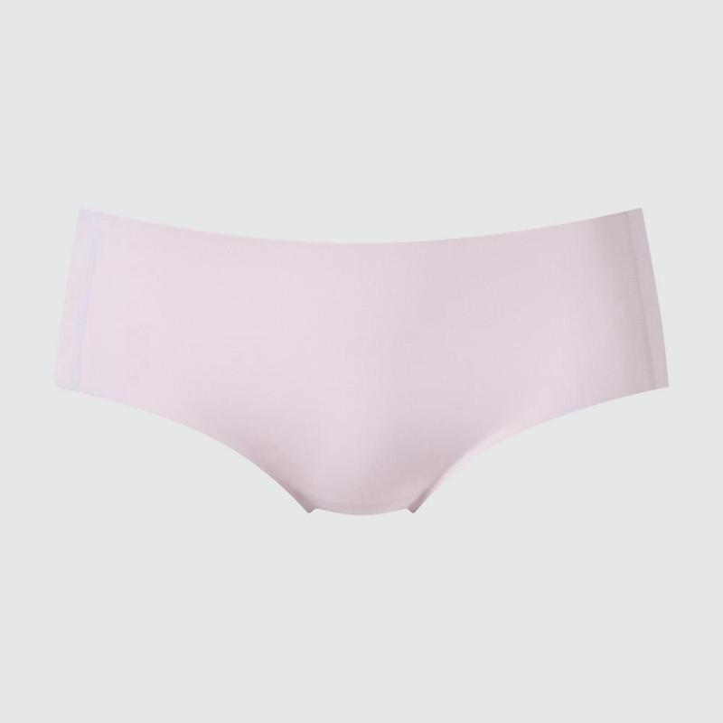 Uniqlo AIRism Ultra Seamless (Hiphugger) Women Briefs Light Grey  US |  CDML-62378