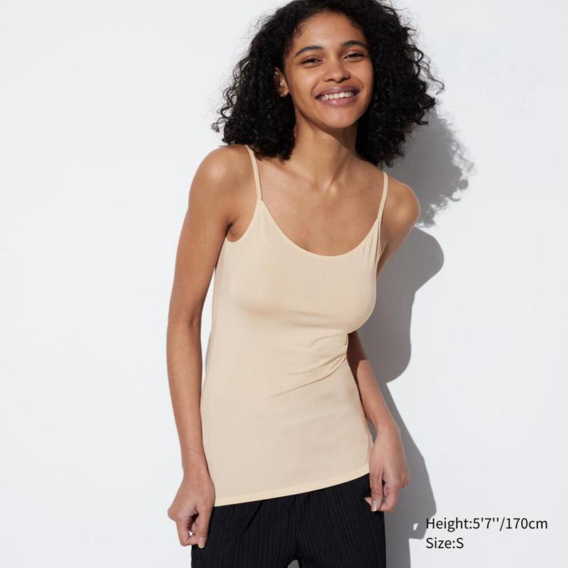 Uniqlo AIRism Women Camisoles Beige  US |  KYEU-85390