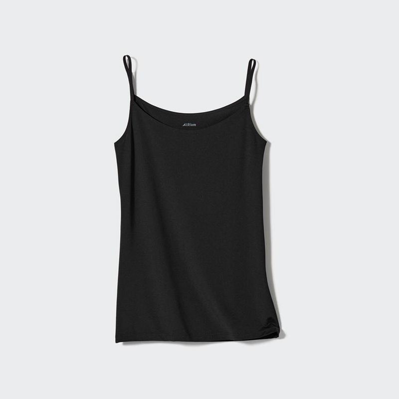 Uniqlo AIRism Women Camisoles Black  US |  CZUV-47156