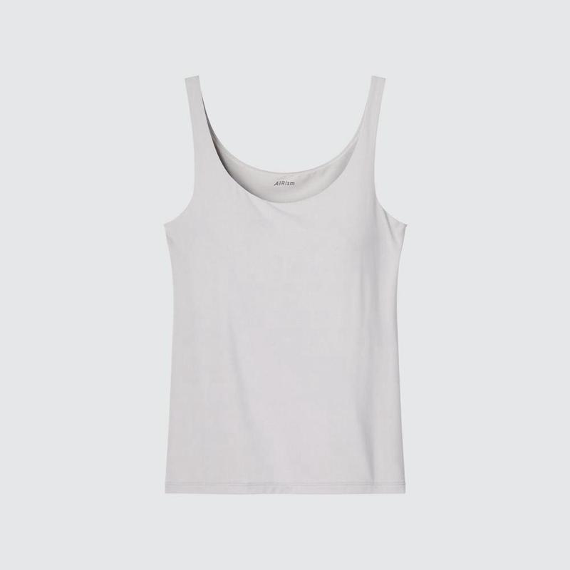 Uniqlo AIRism Women Tank Tops Black  US |  OBRH-61304