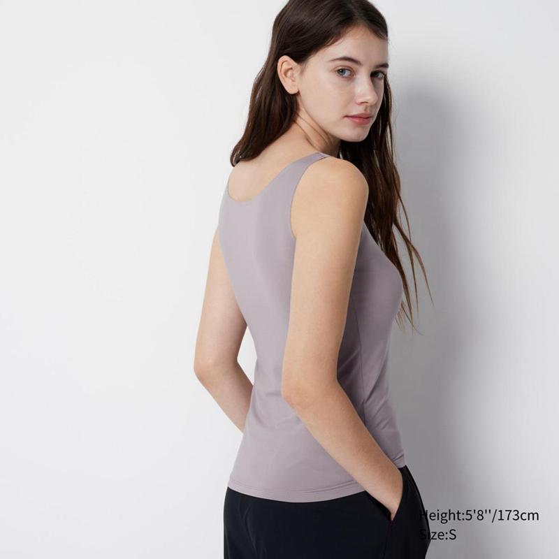 Uniqlo AIRism Women Vest Top Black  US |  ANQD-27685