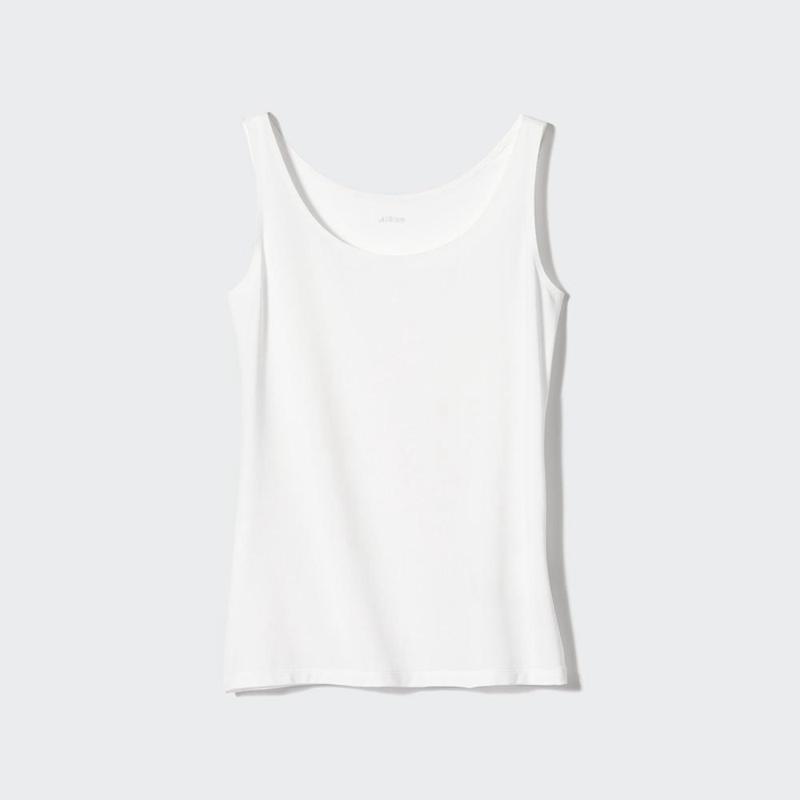 Uniqlo AIRism Women Vest Top White  US |  BPYC-29538