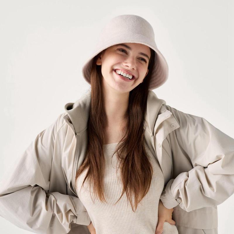 Uniqlo Adjustable Women Hat Brown  US |  HCPK-79413