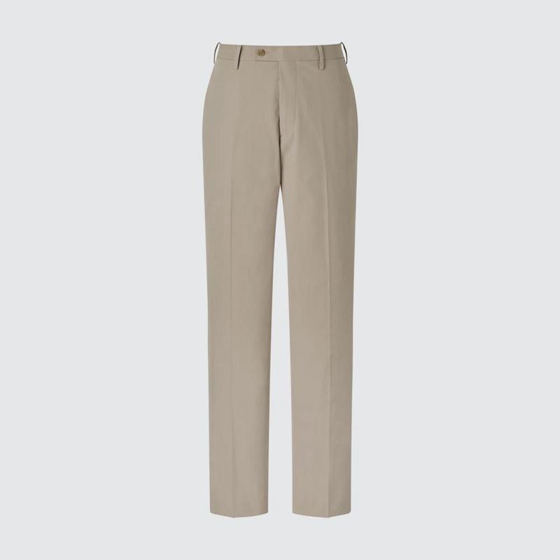 Uniqlo AirSense (Cotton-Like, Long) Men Trousers Beige  US |  IHWY-82164