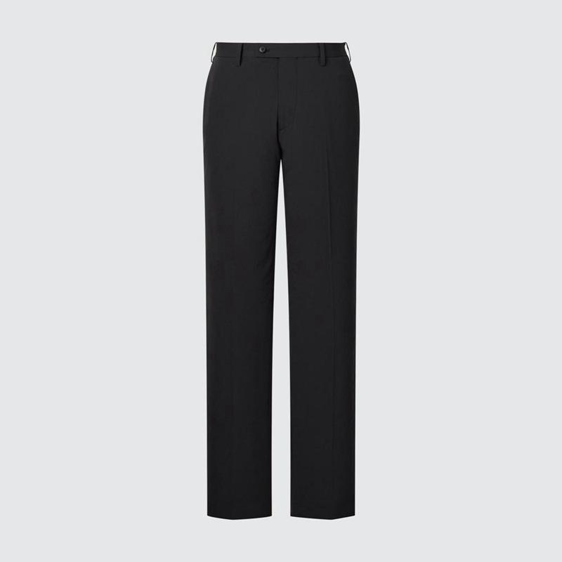 Uniqlo AirSense (Cotton-Like, Long) Men Trousers Black  US |  HSBF-82761