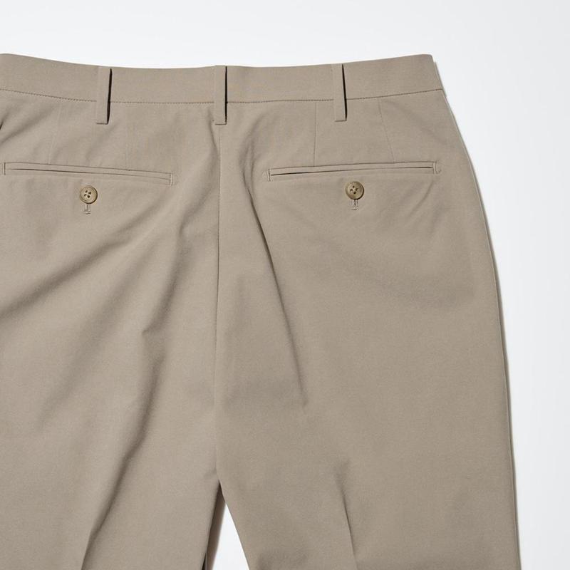 Uniqlo AirSense (Cotton-Like) Men Trousers Beige  US |  TVMD-89630