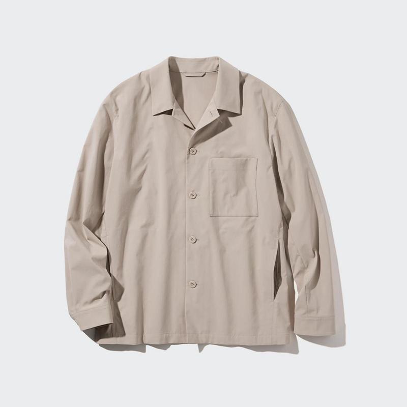 Uniqlo AirSense Men Jackets Beige  US |  DYEF-08931