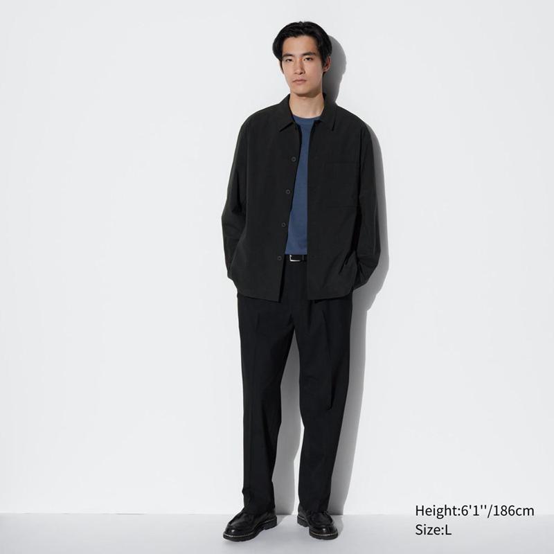 Uniqlo AirSense Men Jackets Black  US |  QIGK-35981