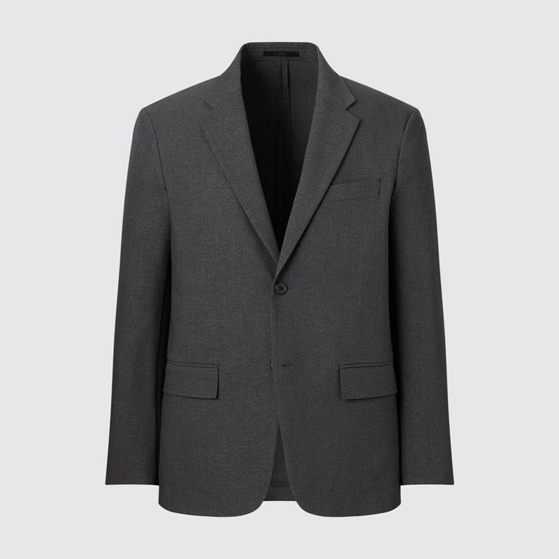 Uniqlo AirSense Ultra Light (Wool-Like) Men Jackets Dark Grey  US |  TXGA-35427