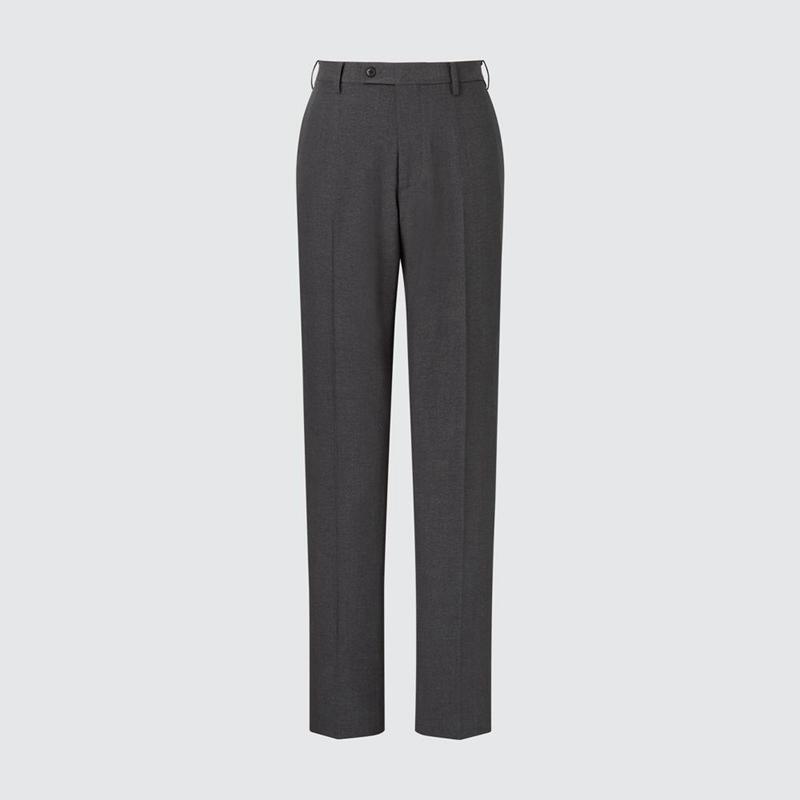 Uniqlo AirSense (Wool-Like, Long) Men Trousers Dark Grey  US |  ZGCB-84635