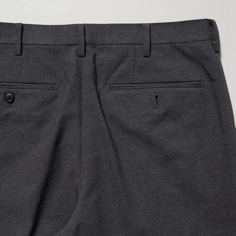 Uniqlo AirSense (Wool-Like, Long) Men Trousers Black  US |  KFGZ-27159