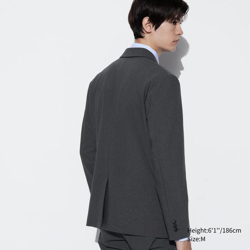 Uniqlo AirSense (Wool-Like) Men Jackets Black  US |  DAUK-10738