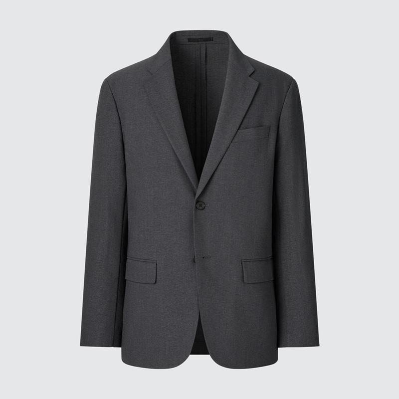 Uniqlo AirSense (Wool-Like) Men Jackets Black  US |  DAUK-10738