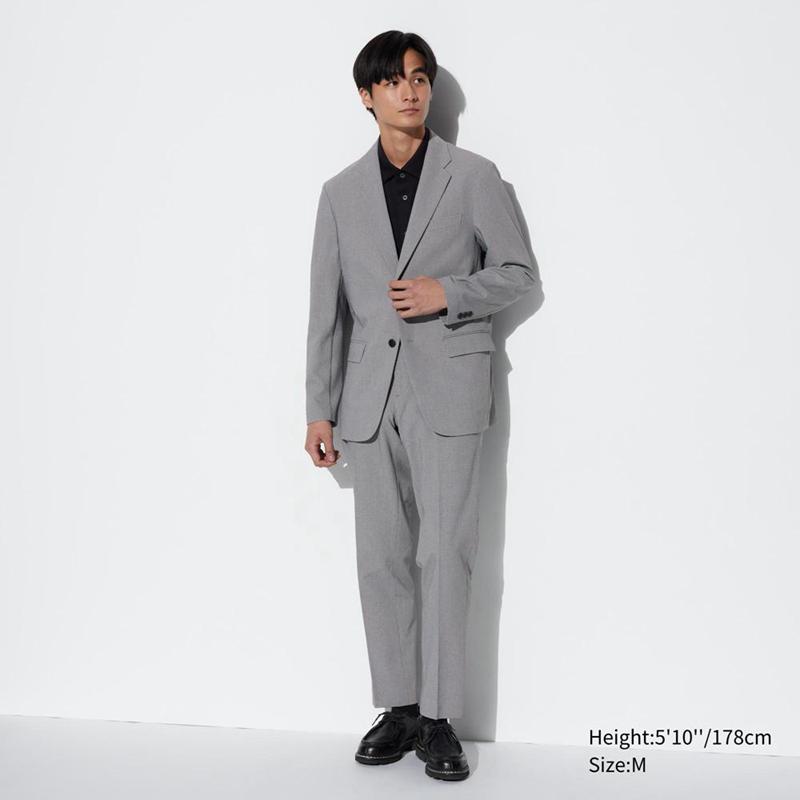 Uniqlo AirSense (Wool-Like) Men Jackets Grey  US |  HCKZ-19842