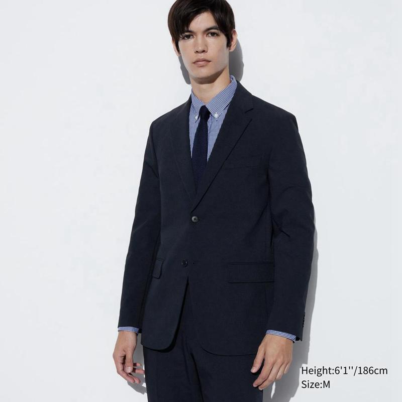 Uniqlo AirSense (Wool-Like) Men Jackets Navy  US |  VXMT-65908