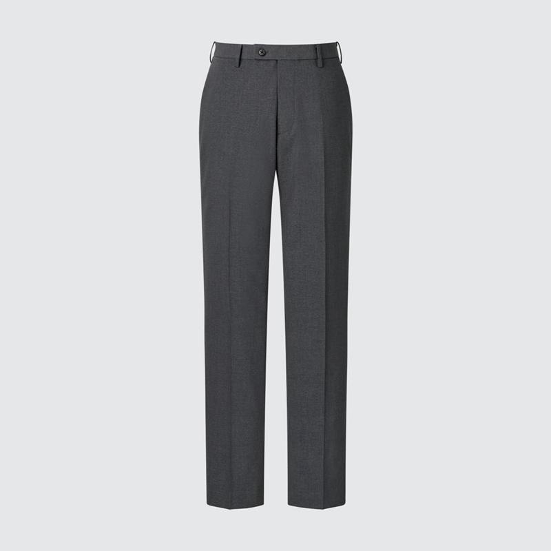 Uniqlo AirSense (Wool-Like) Men Trousers Black  US |  CQGI-73059