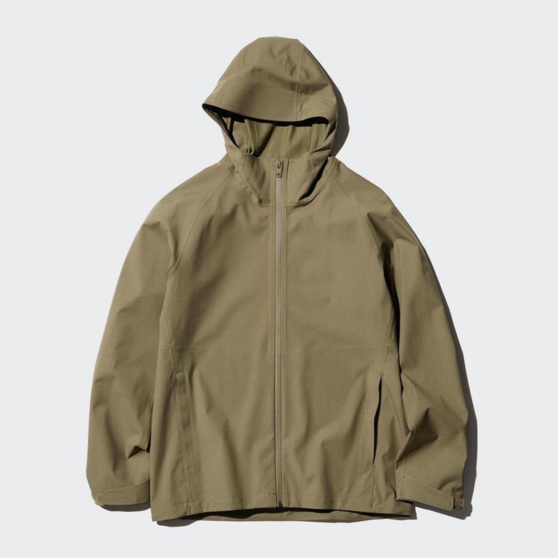 Uniqlo BLOCKTECH (3D Cut) Men Parka Olive  US |  ITSN-30157