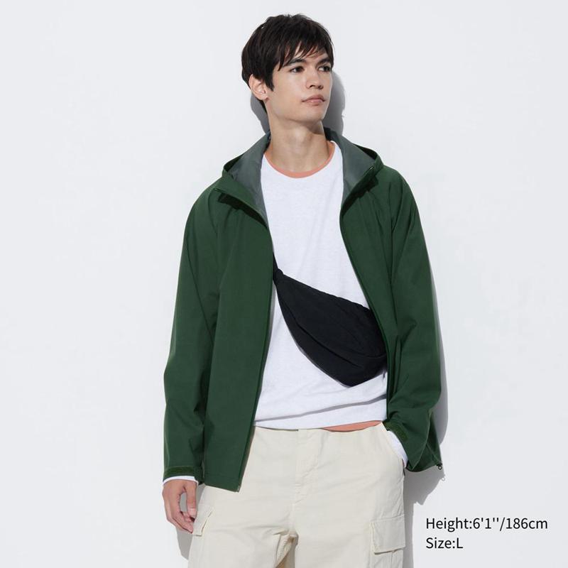 Uniqlo BLOCKTECH (3D Cut) Men Parka Olive  US |  ITSN-30157