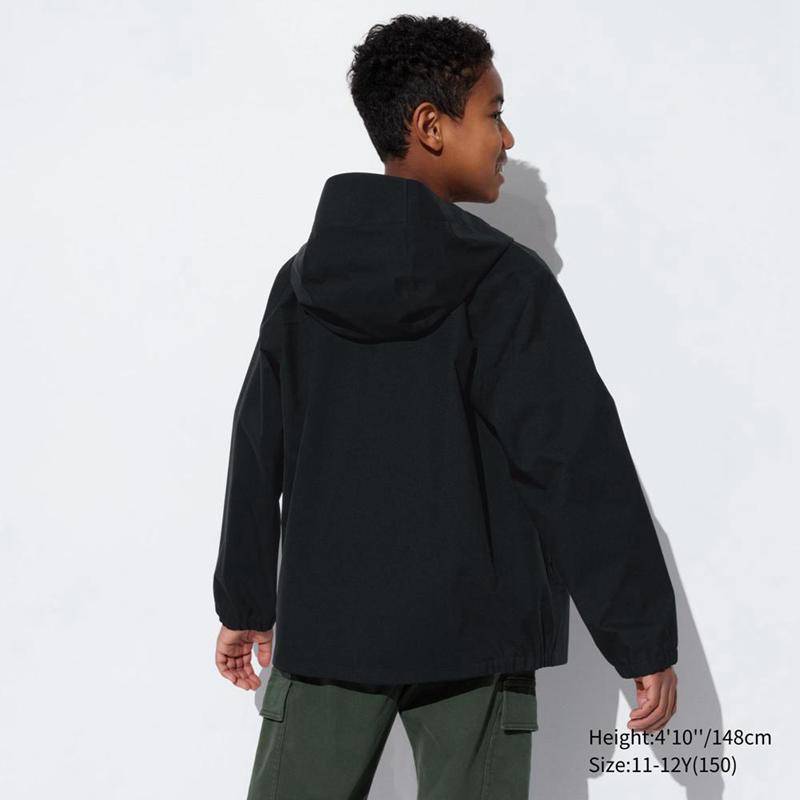 Uniqlo BLOCKTECH Kids' Parka Black  US |  IGWM-36027