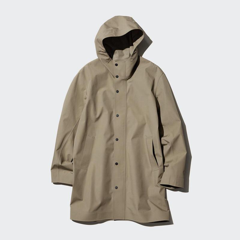 Uniqlo BLOCKTECH Men Coat Beige  US |  WXTN-48093