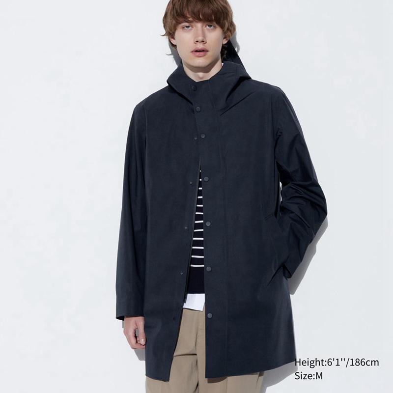 Uniqlo BLOCKTECH Men Coat Navy  US |  EMQI-59843