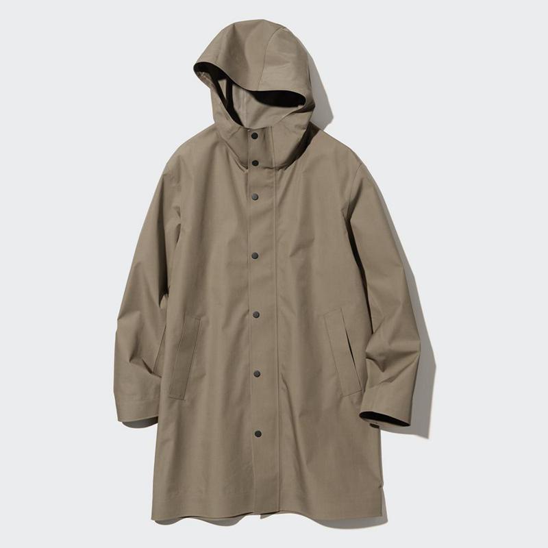 Uniqlo BLOCKTECH Men Coat Olive  US |  BSXU-37569