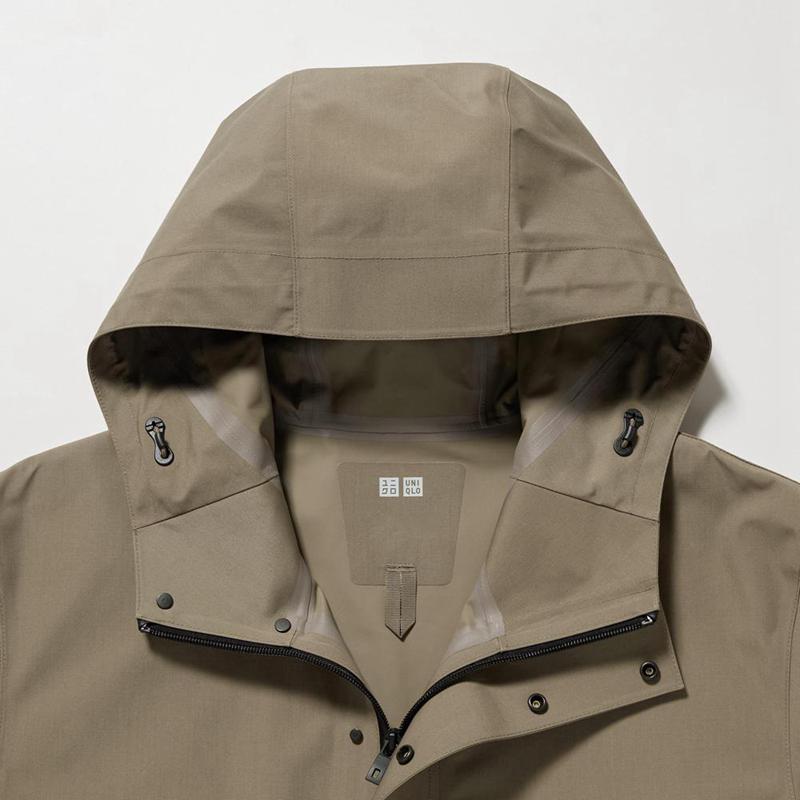 Uniqlo BLOCKTECH Men Coat Olive  US |  BSXU-37569