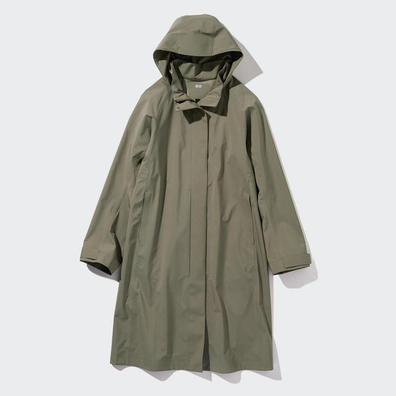 Uniqlo BLOCKTECH Women Coats Olive  US |  SGHM-61590