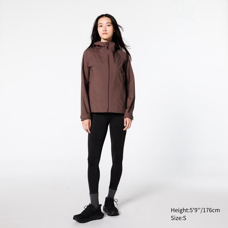 Uniqlo BLOCKTECH Women Parka Wine  US |  ZDBS-20768