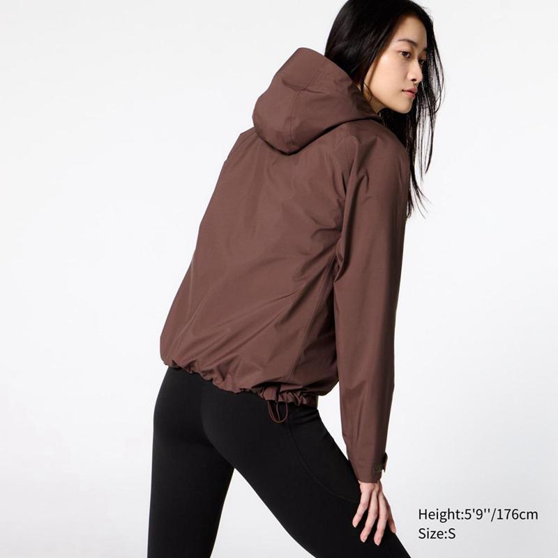 Uniqlo BLOCKTECH Women Parka Wine  US |  ZDBS-20768