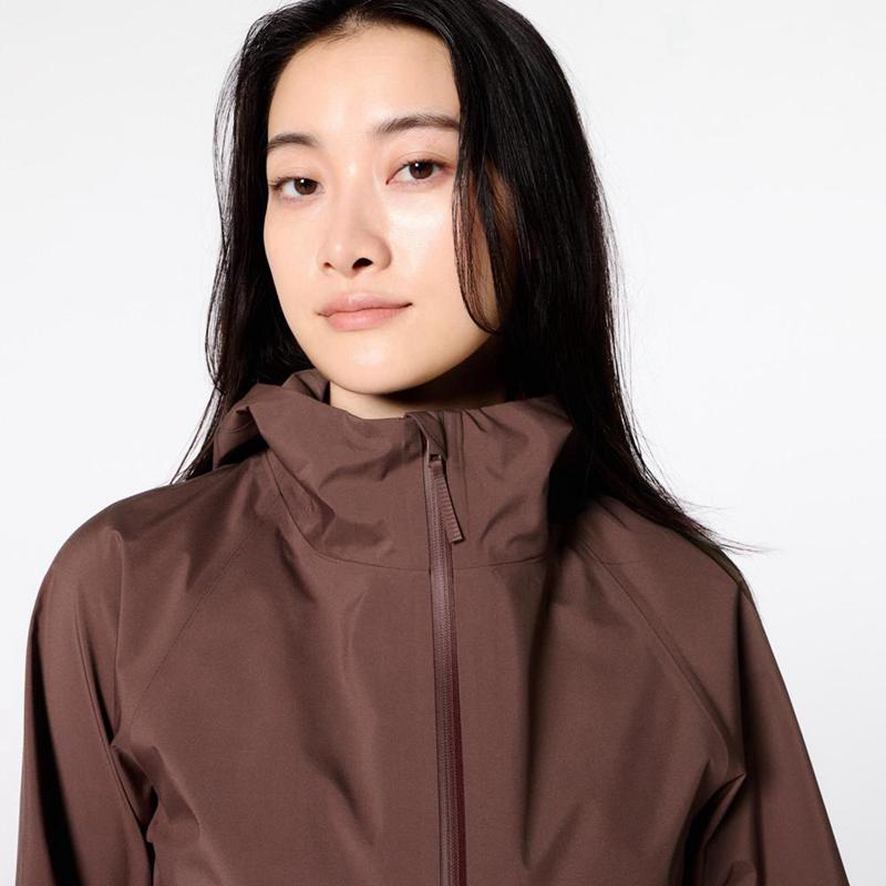 Uniqlo BLOCKTECH Women Parka Wine  US |  ZDBS-20768