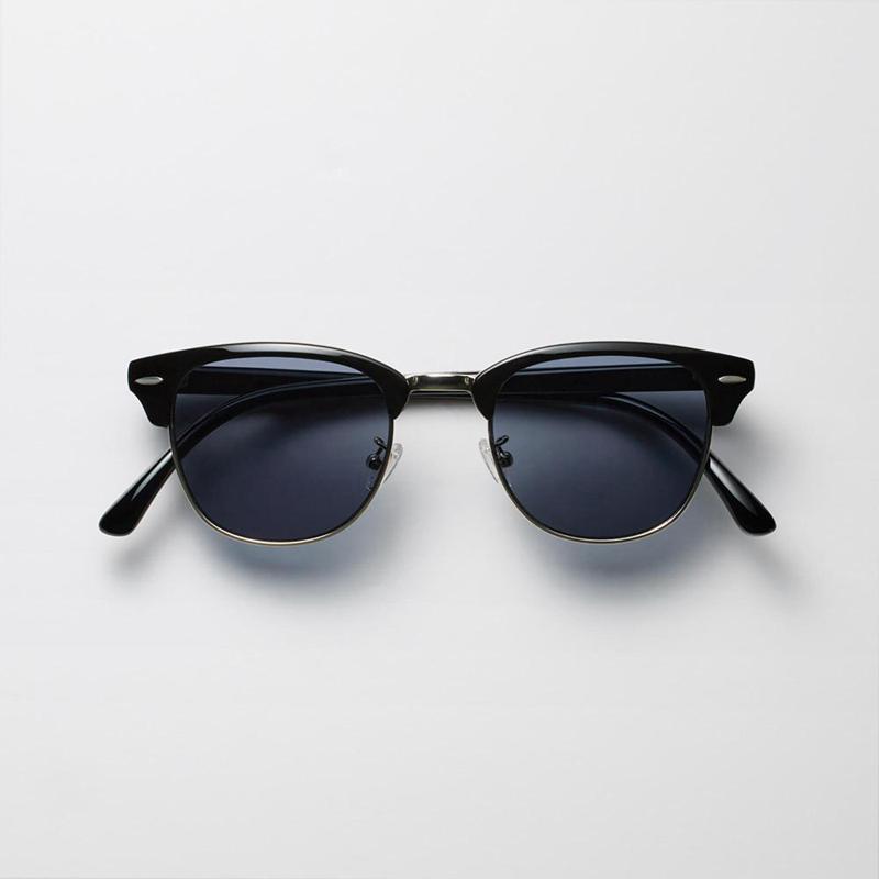 Uniqlo Browline Men Sunglasses Black  US |  MZCR-36827