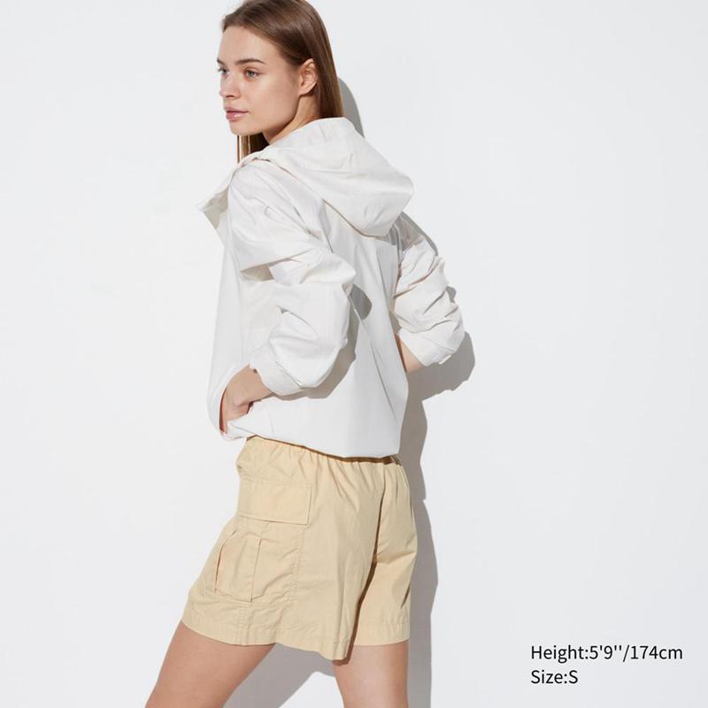 Uniqlo Cargo Women Shorts Beige  US |  CJIX-04896