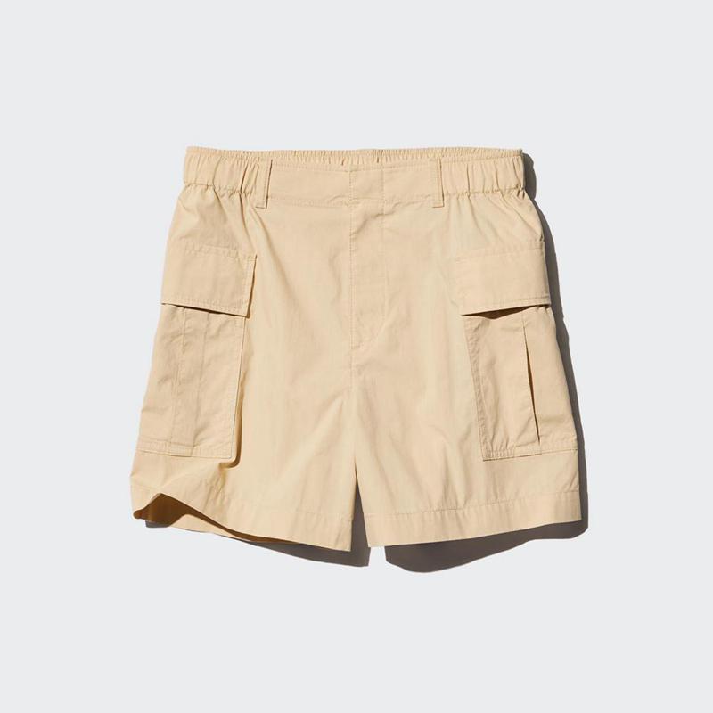 Uniqlo Cargo Women Shorts Beige  US |  CJIX-04896