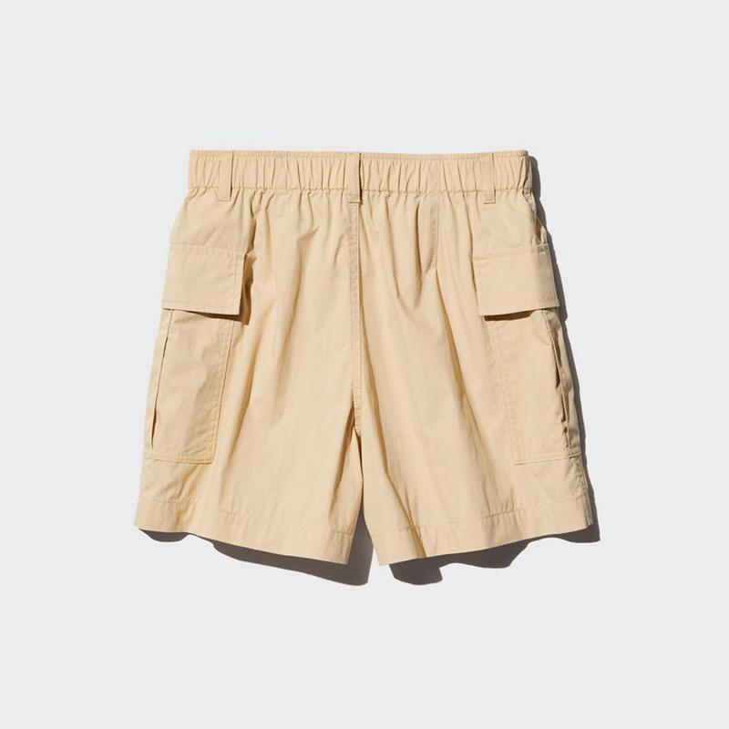 Uniqlo Cargo Women Shorts Beige  US |  CJIX-04896