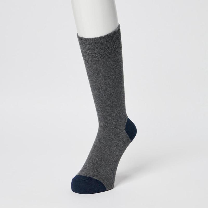 Uniqlo (Colour Block) Men Socks Black  US |  VADE-78241