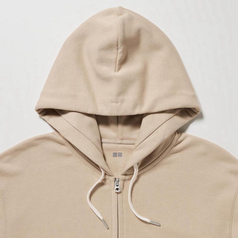 Uniqlo Colour Block Zipped Men Hoodie Off White  US |  YRFA-05241