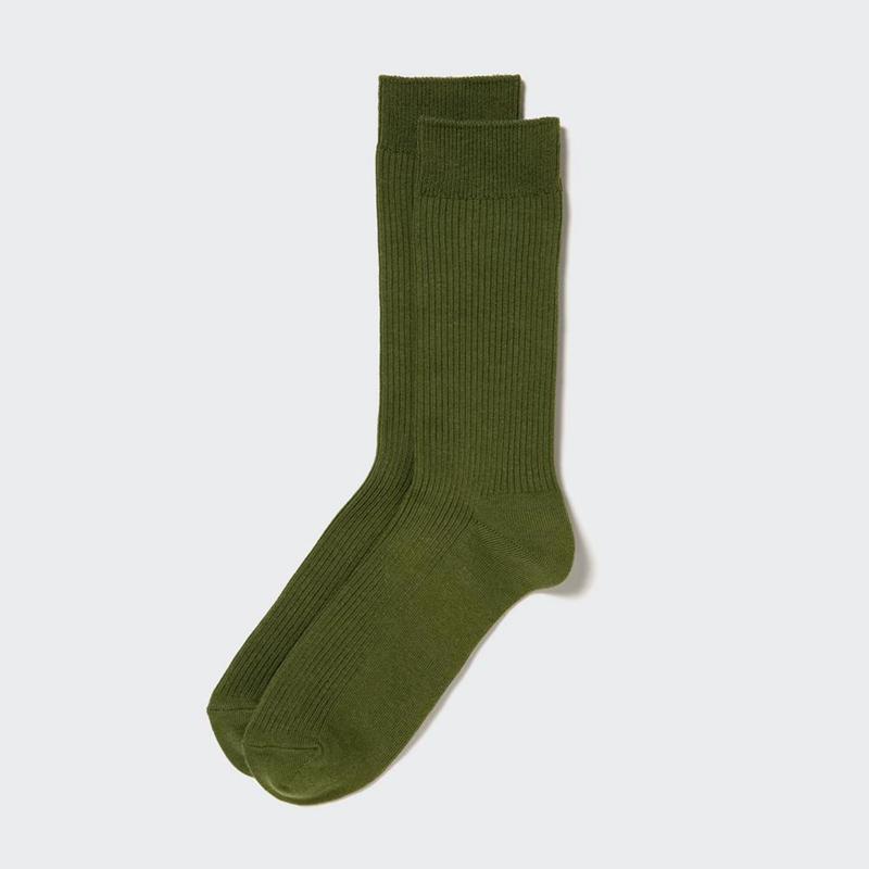 Uniqlo Colour Men Socks Dark Green  US |  YSTK-63529