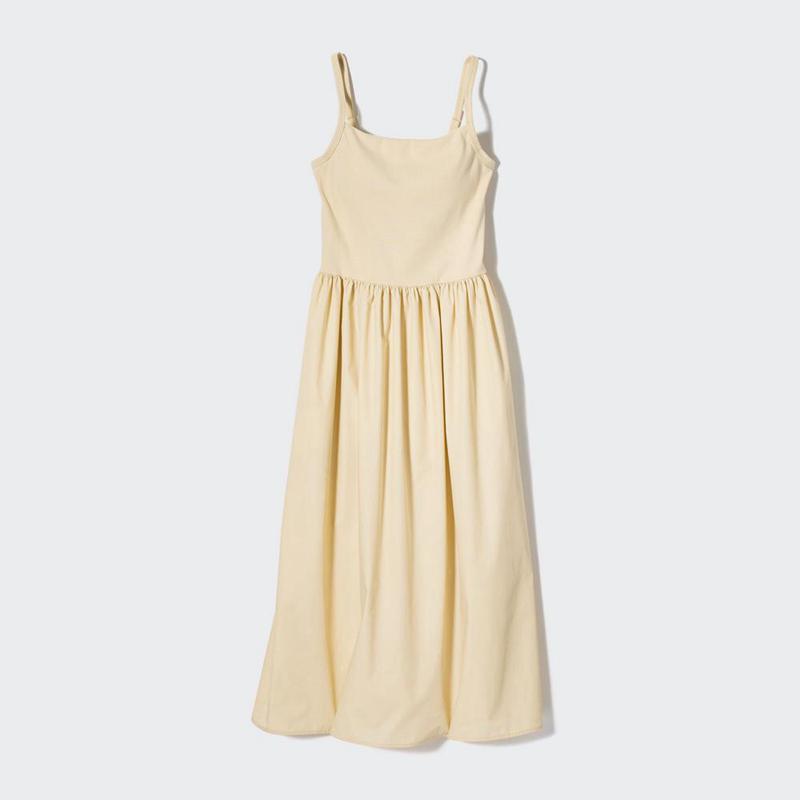 Uniqlo Combination Camisole Women Dress Orange  US |  BASJ-21480