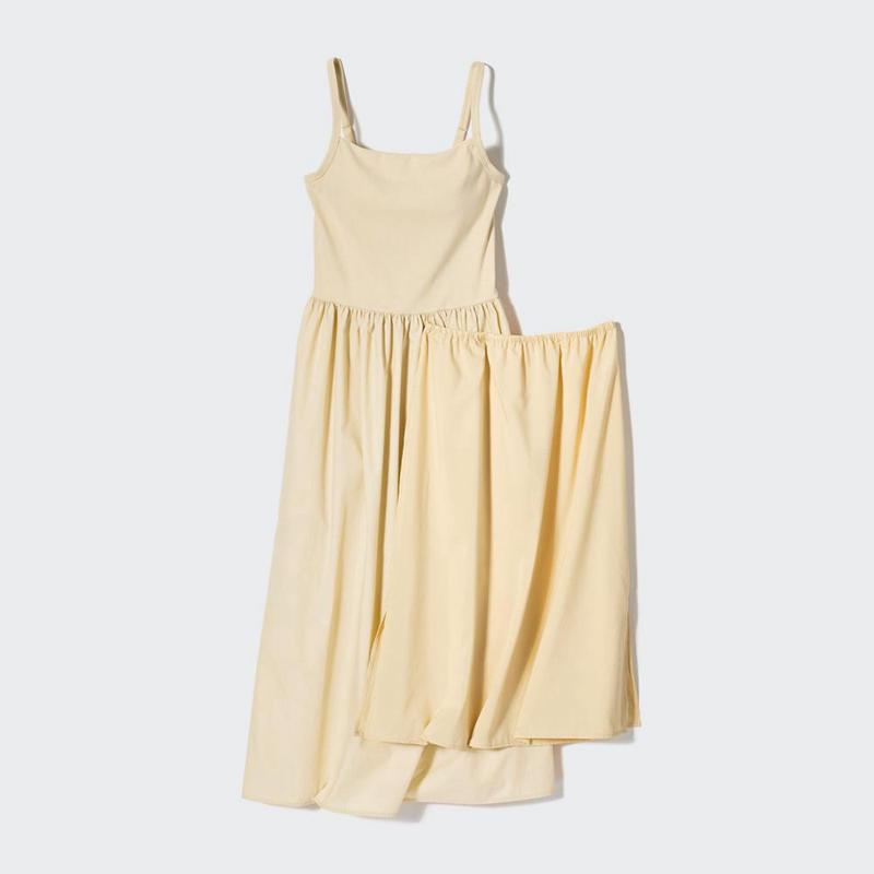 Uniqlo Combination Camisole Women Dress Orange  US |  BASJ-21480