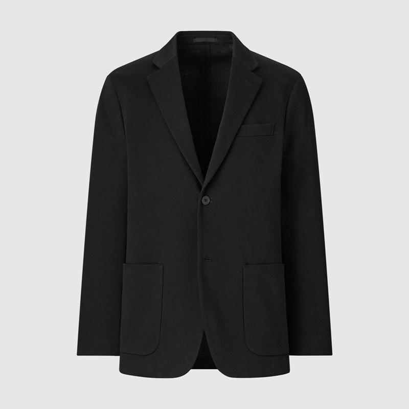 Uniqlo Comfort Men Jackets Black  US |  CVPE-85207