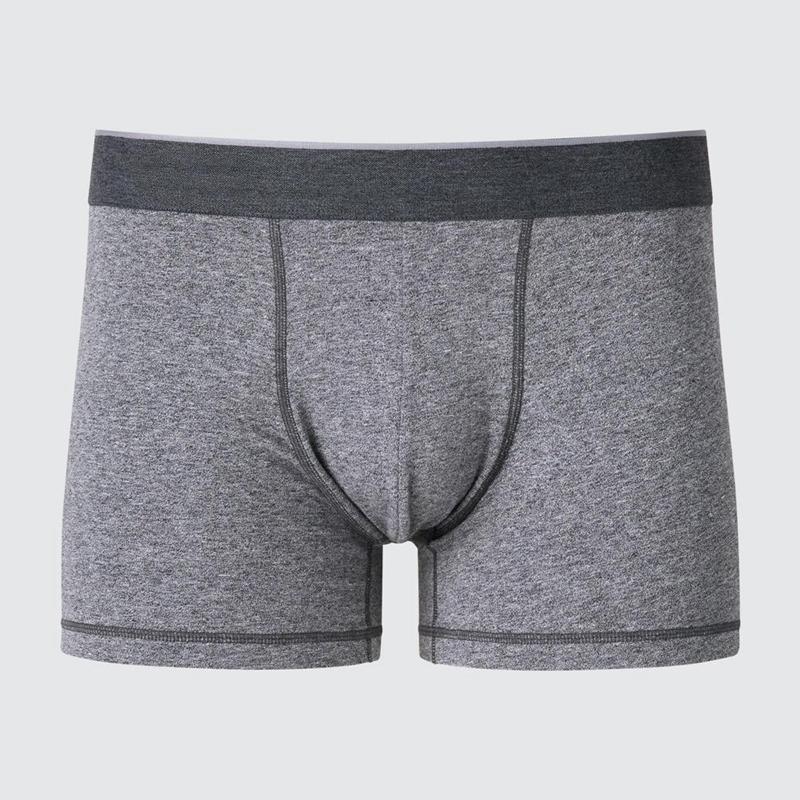 Uniqlo Cotton Boxer (Low Rise) Men Briefs Grey  US |  DSRK-09185