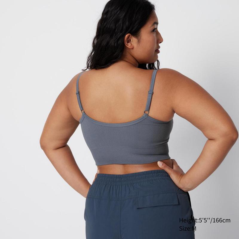 Uniqlo Cropped Women Camisoles Grey  US |  MOKW-64508