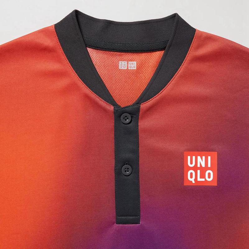 Uniqlo DRY-EX (Kei Nishikori) Men Polo Shirt Red  US |  JLYN-48653