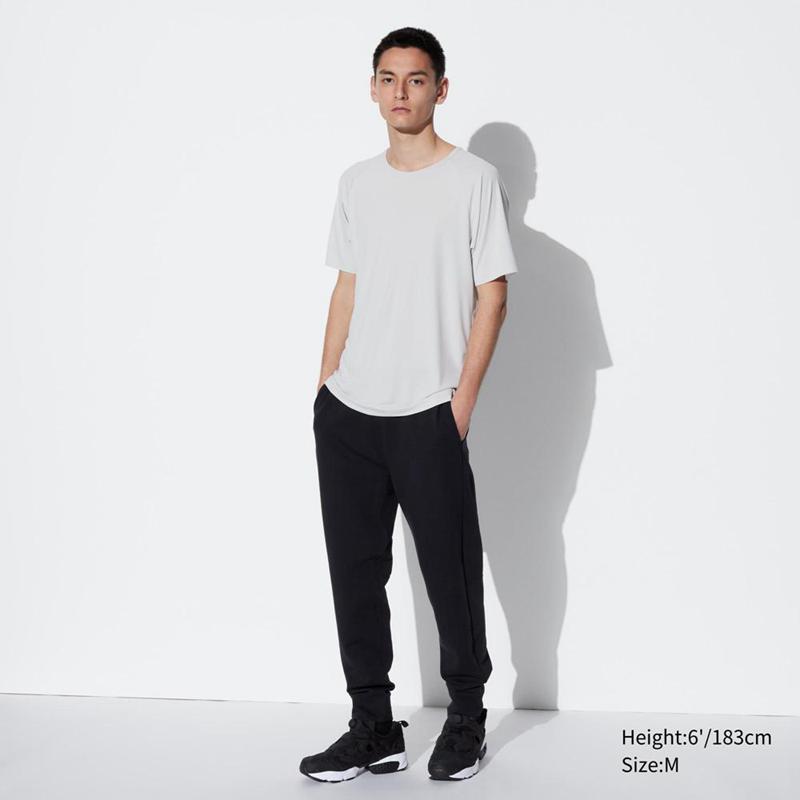 Uniqlo DRY-EX (Light) Men T-Shirt Black  US |  SCOM-38957