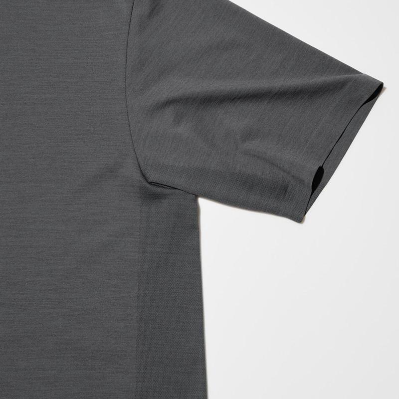 Uniqlo DRY-EX Men Polo Shirt Grey  US |  AYNO-59846