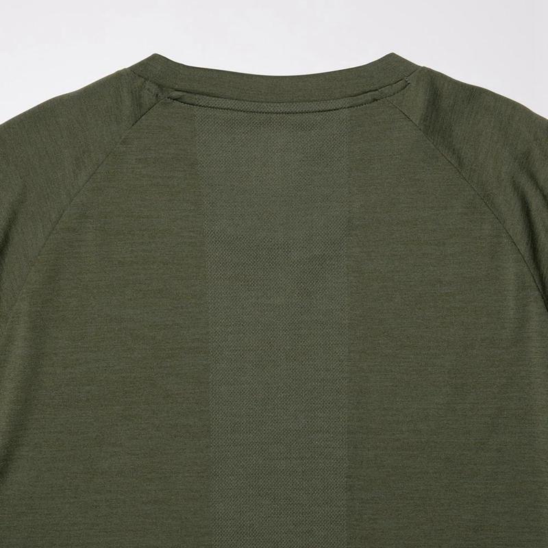 Uniqlo DRY-EX Men T-Shirt Olive  US |  CXVD-26387