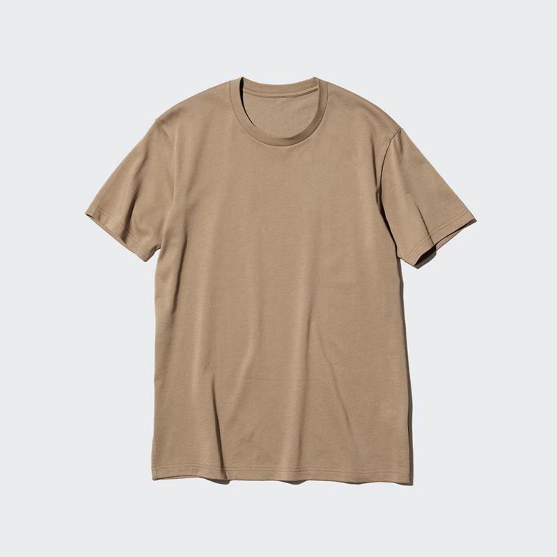 Uniqlo DRY Colour Crew Neck Men T-Shirt Dark Green  US |  VIEK-71085