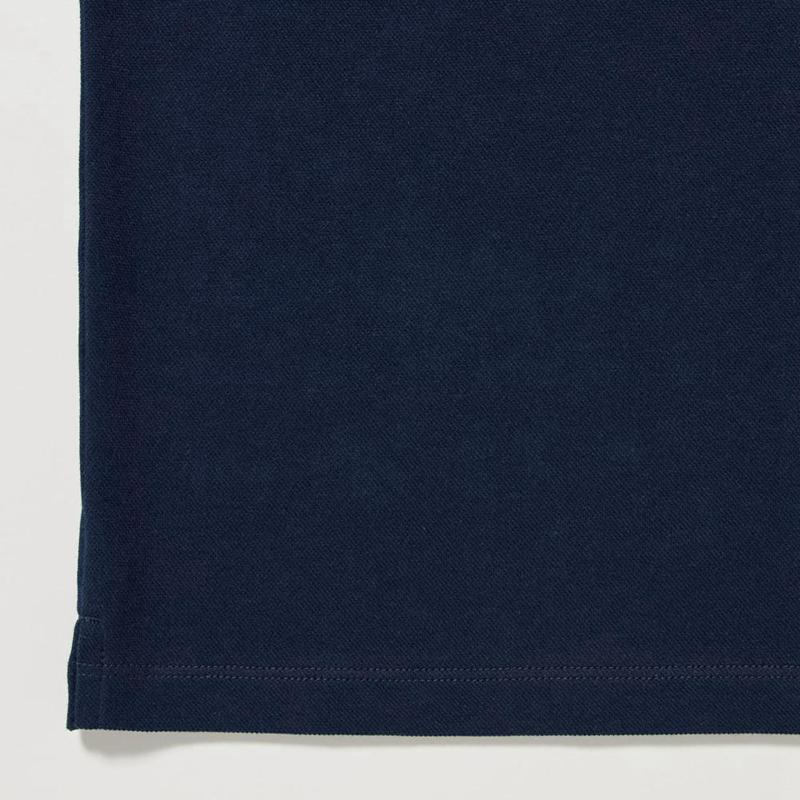 Uniqlo DRY Piqué (Embroidered) Kids' Polo Shirt Navy  US |  TZUM-56390