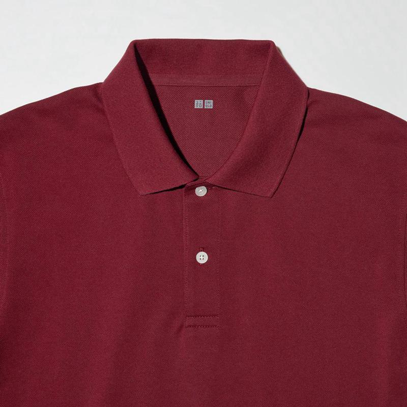 Uniqlo DRY Piqué Men Polo Shirt Olive  US |  IGFL-56290